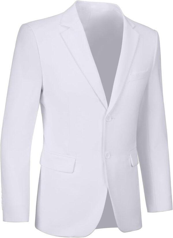 Mens Blazer Sports Coat Slim Fit 2 Button Solid Men's Casual Suit Blazer Jackets