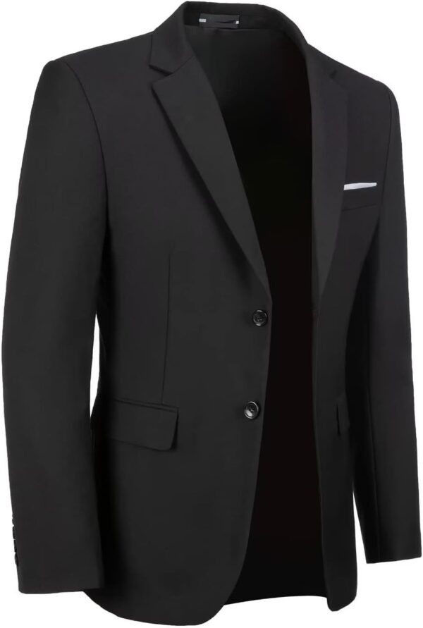 Mens Suit Jackets Casual Two Button Slim Fit Blazers Suit Separates Coat Sport Coats with Pockets for Wedding Prom Party