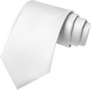 Solid Color Tie Men's Necktie for Business and Wedding