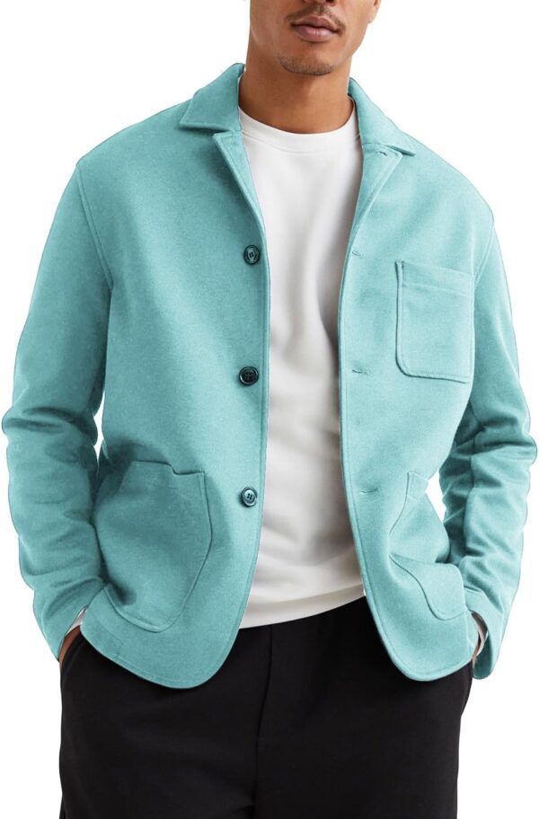 Men's Casual Sport Coat Jacket Regular Fit Lightweight Suit Jacket for Men