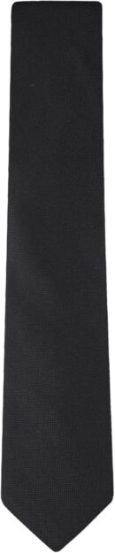 Men's Classic Black Solid and Pattern Ties (Standard and Extra Long Sizes)