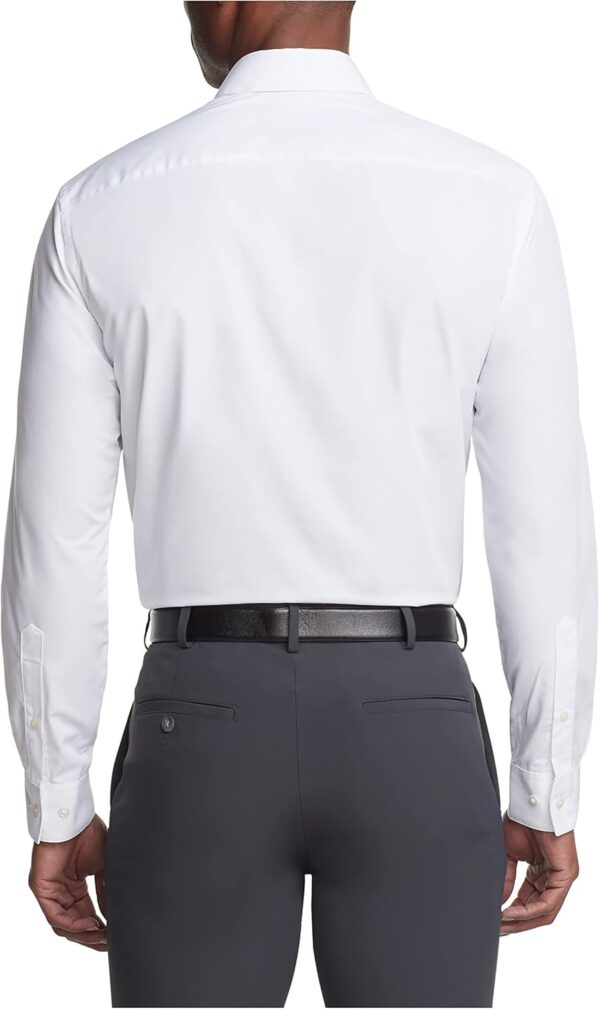 Men's Dress Shirt Regular Fit Poplin Solid - Image 2