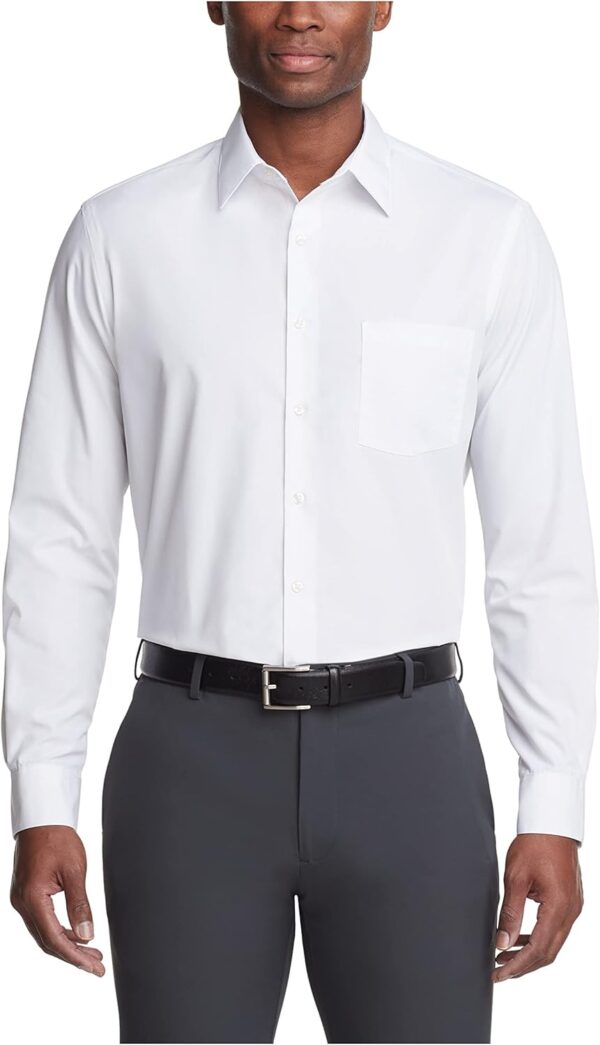 Men's Dress Shirt Regular Fit Poplin Solid