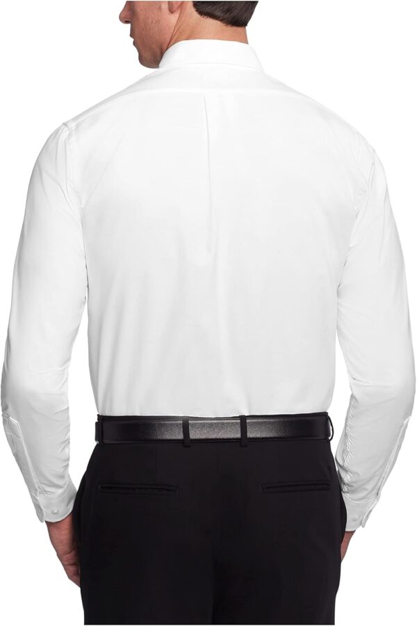 Men's Dress Shirt Regular Fit Oxford Solid - Image 2