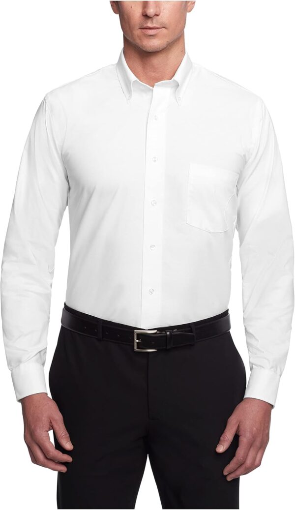 Men's Dress Shirt Regular Fit Oxford Solid