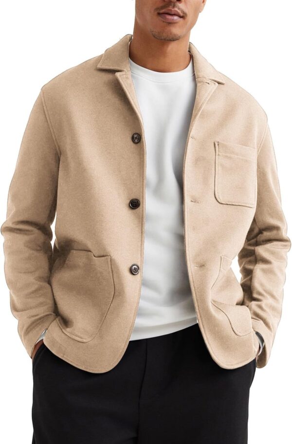 Men's Casual Sport Coat Jacket Regular Fit Lightweight Suit Jacket for Men