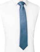 Solid Color Tie Men's Necktie for Business and Wedding
