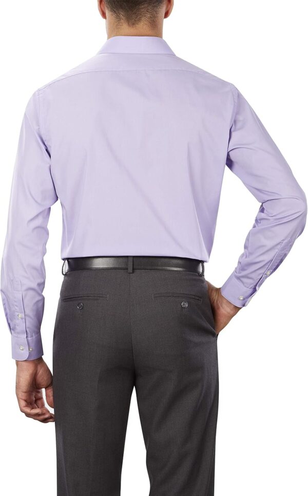 Men's Dress Shirt Regular Fit Poplin Solid - Image 2