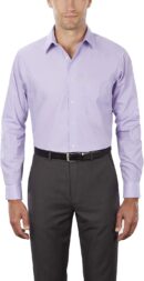 Men's Dress Shirt Regular Fit Poplin Solid