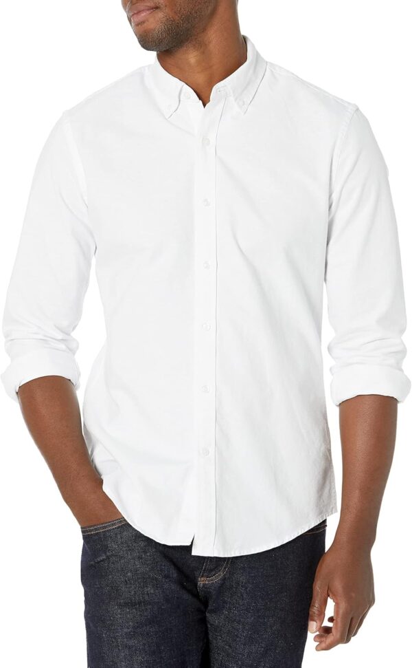 Men's Slim-Fit Long- Oxford Shirt