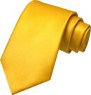 Solid Color Tie Men's Necktie for Business and Wedding