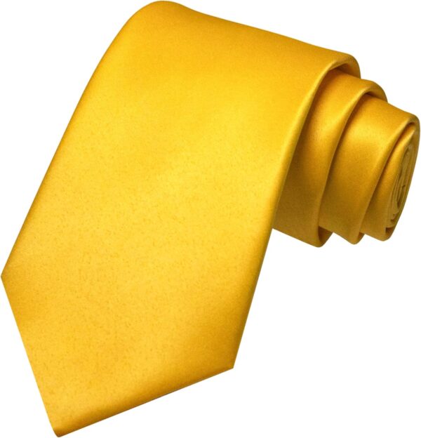 Solid Color Tie Men's Necktie for Business and Wedding