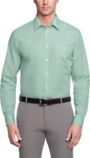 Men's Dress Shirt Regular Fit Poplin Solid
