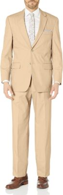 Men  Poplin 2 Button Center Vent Suit