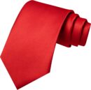 Solid Color Tie Men's Necktie for Business and Wedding