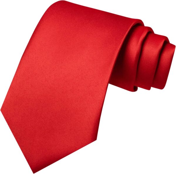 Solid Color Tie Men's Necktie for Business and Wedding