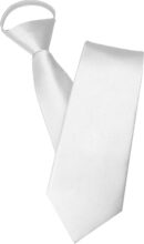 3.15“Solid Color Pre-tied Adjustable Necktie for Business and Wedding