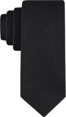 Men's Classic Black Solid and Pattern Ties (Standard and Extra Long Sizes)