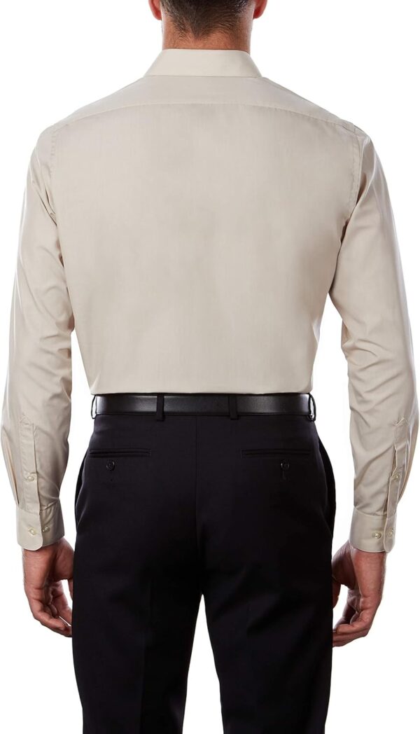 Men's Dress Shirt Regular Fit Poplin Solid - Image 2