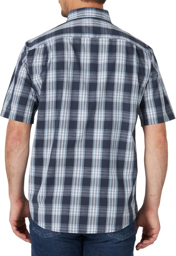 Men's Short  Classic Plaid Shirt - Image 2