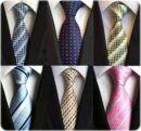 Lot 6 PCS Classic Men's Silk Tie Necktie Woven JACQUARD Neck Ties