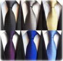 Lot 6 PCS Classic Men's Silk Tie Necktie Woven JACQUARD Neck Ties
