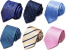Tie For Men Necktie Woven Jacquard Neck Ties Set 6 PCS