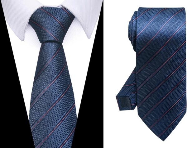 Tie For Men Necktie Woven Jacquard Neck Ties Set 6 PCS - Image 2