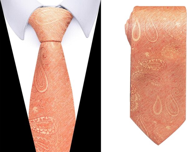 Tie For Men 6 PCS Necktie Woven Jacquard Neck Ties Set - Image 2