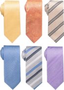 Tie For Men 6 PCS Necktie Woven Jacquard Neck Ties Set